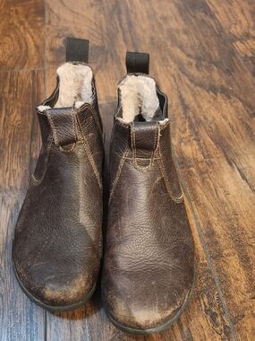 Lems Chelsea Boot Tuff Waterproof Dark Roast Unisex Men Size 7 Women Size 8.5